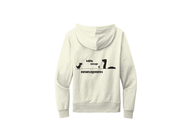 back of sweatshirt